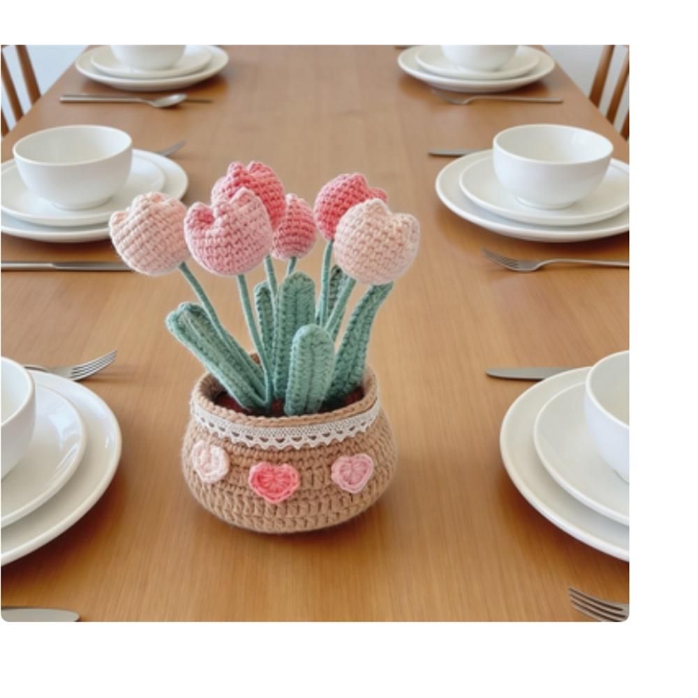 Crochet Kit for Beginners, Tulip Crochet Starter Kit Beginner for Complete Beginners Adults, Crocheting Knitting Kit - Image 4