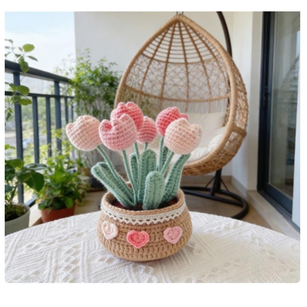 Crochet Kit for Beginners, Tulip Crochet Starter Kit Beginner for Complete Beginners Adults, Crocheting Knitting Kit - Image 5