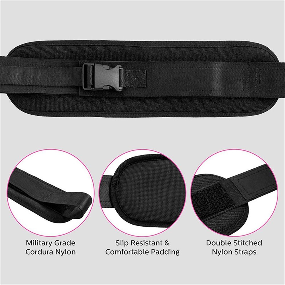 Exercise Hip Thrust Belt - Glute Trainer for Home Workouts with Extra Padding - Fully Adjustable Hip Thrust Belt for Dumbbells - Booty Builder, Glute Workout Equipment - Image 3