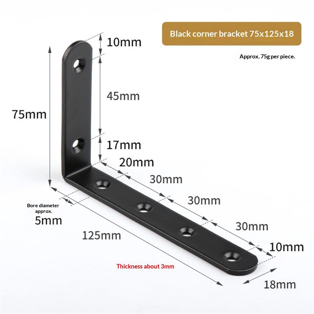 Anti Tip Furniture Anchors for Pet Proofing,Furniture Wall Anchor Furniture Dresser Bookshelf Falling Prevention Device for Children (Black 4pcs) - Image 3