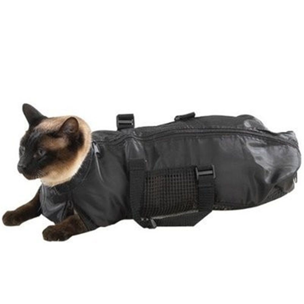 Cat Grooming Bag - Pet Carrier Grooming Bags Make Washing, Bathing, Nail Trimming, & Medication Delivery Simple, Safe & Easy | The Perfect Tool to Harness Cats Small, Medium, or Large. - Image 4