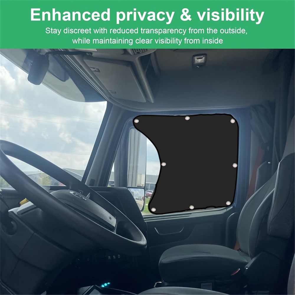 2pcs Semi Truck Side Window Sun Shade International Trucks RV | Semi Truck Accessories, Sunshade UV Protection, Keep Interior Cool - Image 2