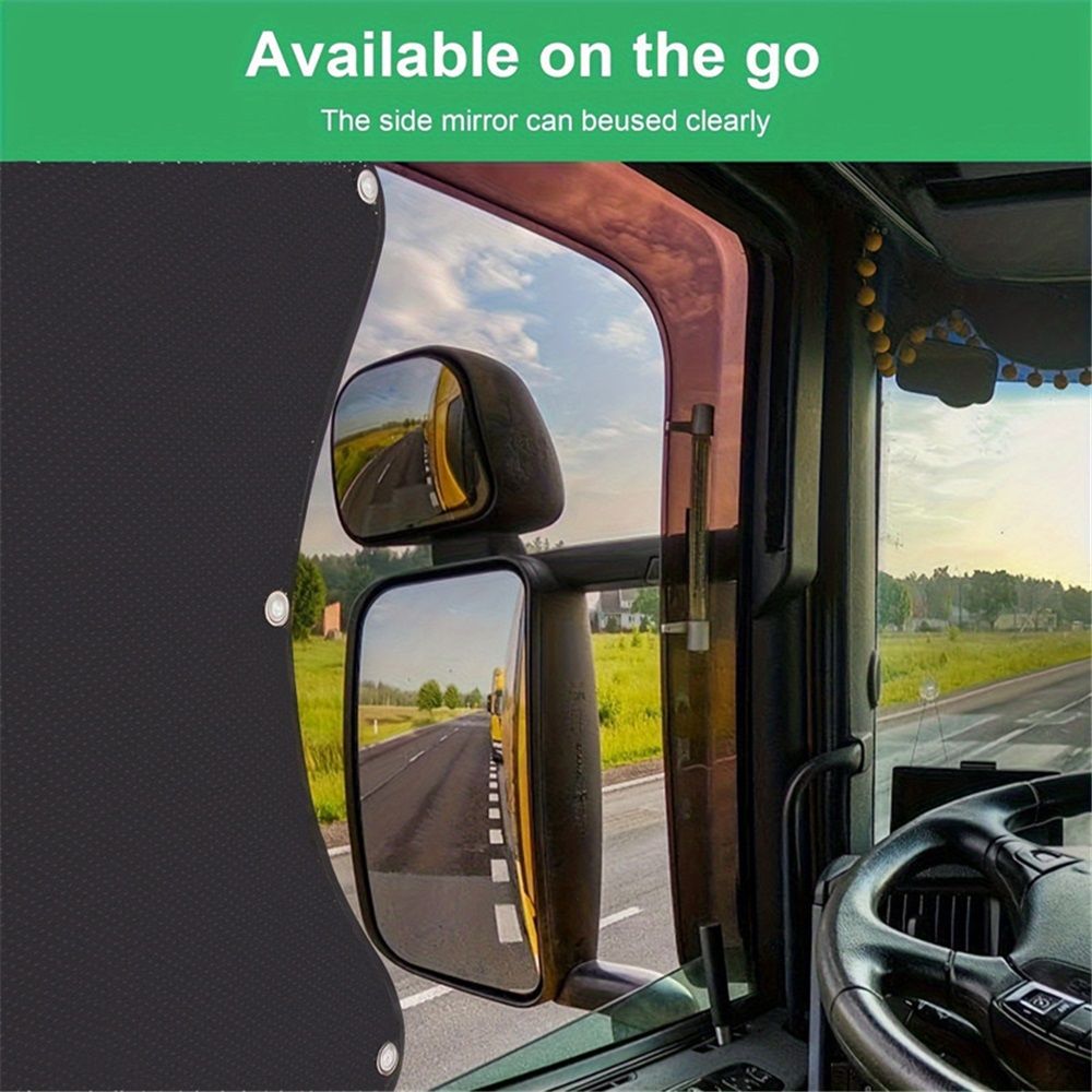 2pcs Semi Truck Side Window Sun Shade International Trucks RV | Semi Truck Accessories, Sunshade UV Protection, Keep Interior Cool - Image 3