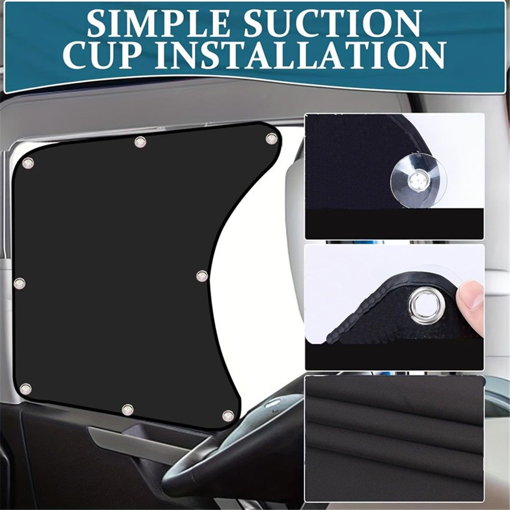 2pcs Semi Truck Side Window Sun Shade International Trucks RV | Semi Truck Accessories, Sunshade UV Protection, Keep Interior Cool - Image 4