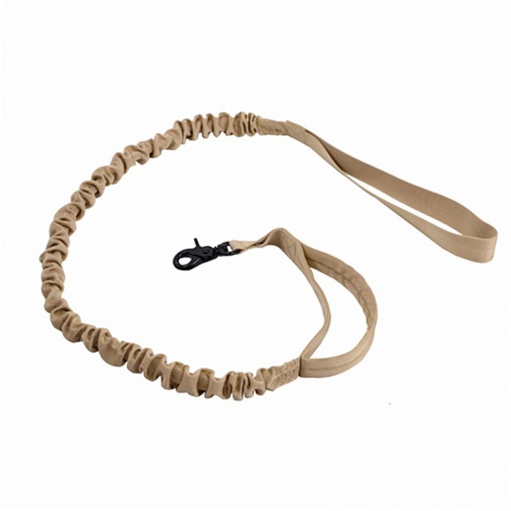Reflective Nylon  Dog Collar Military Adjustable Durable for Large German Shepherd Outdoor Working Training Walking with Leash (XL, Khaki) - Image 5