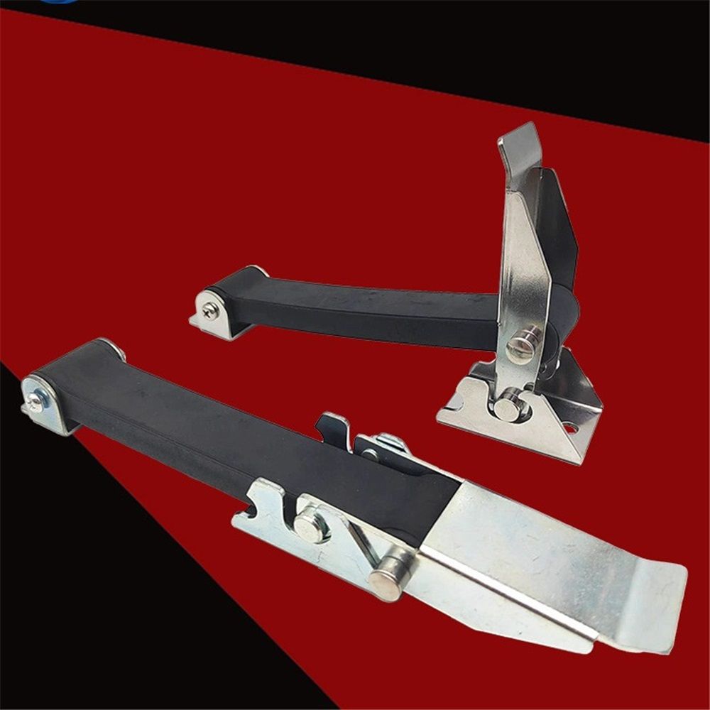 2 PCS Heavy Duty Premium SUS304 Stainless Steel Rubber Flexible Black Draw Latches Buckle (Style 3) - Image 5