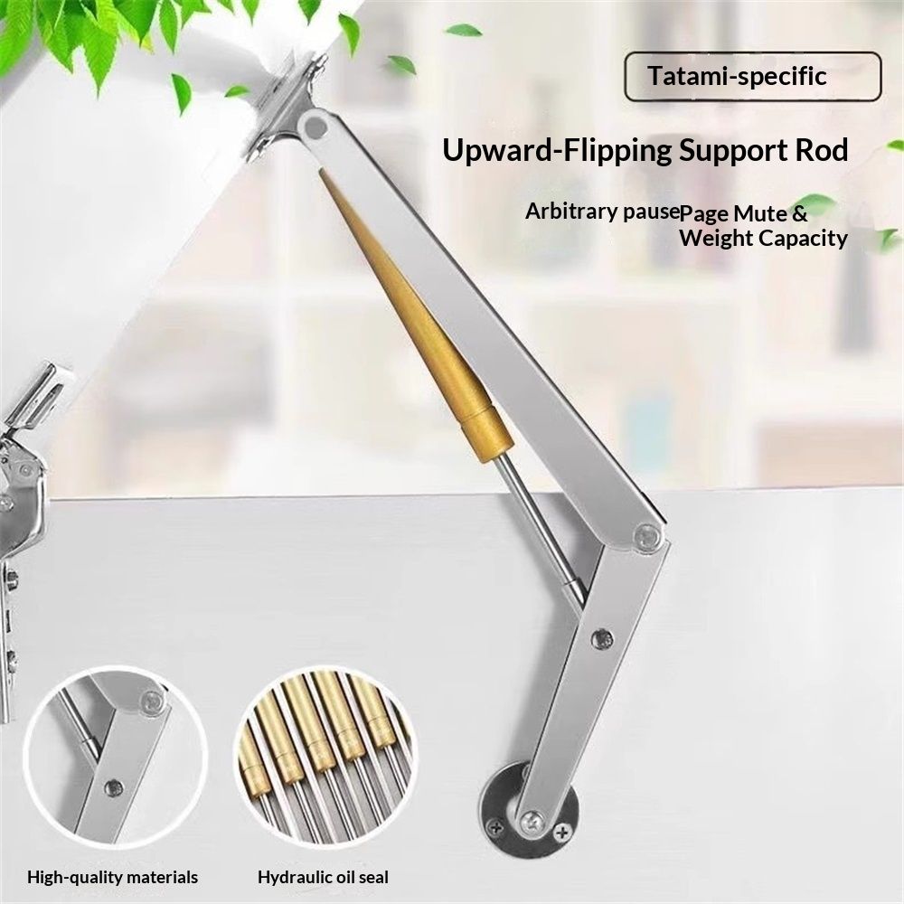 200N Gas Struts Heavy Duty Soft Close Lid Support Hinges Automatic Slow Lowering Safety Pneumatic Lid Lifters Gas Springs Pack of 2 - Image 2