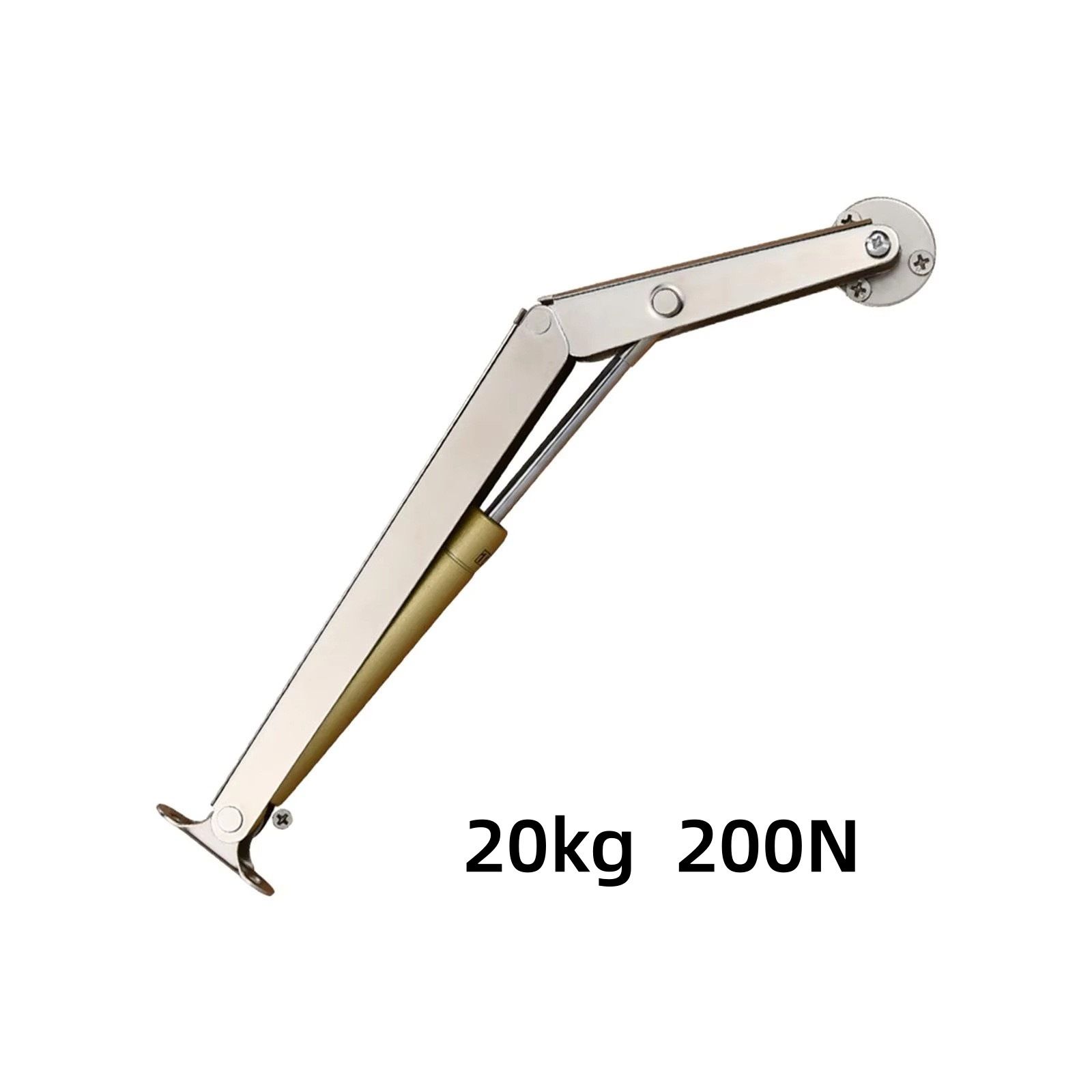 200N Gas Struts Heavy Duty Soft Close Lid Support Hinges Automatic Slow Lowering Safety Pneumatic Lid Lifters Gas Springs Pack of 2 - Image 5