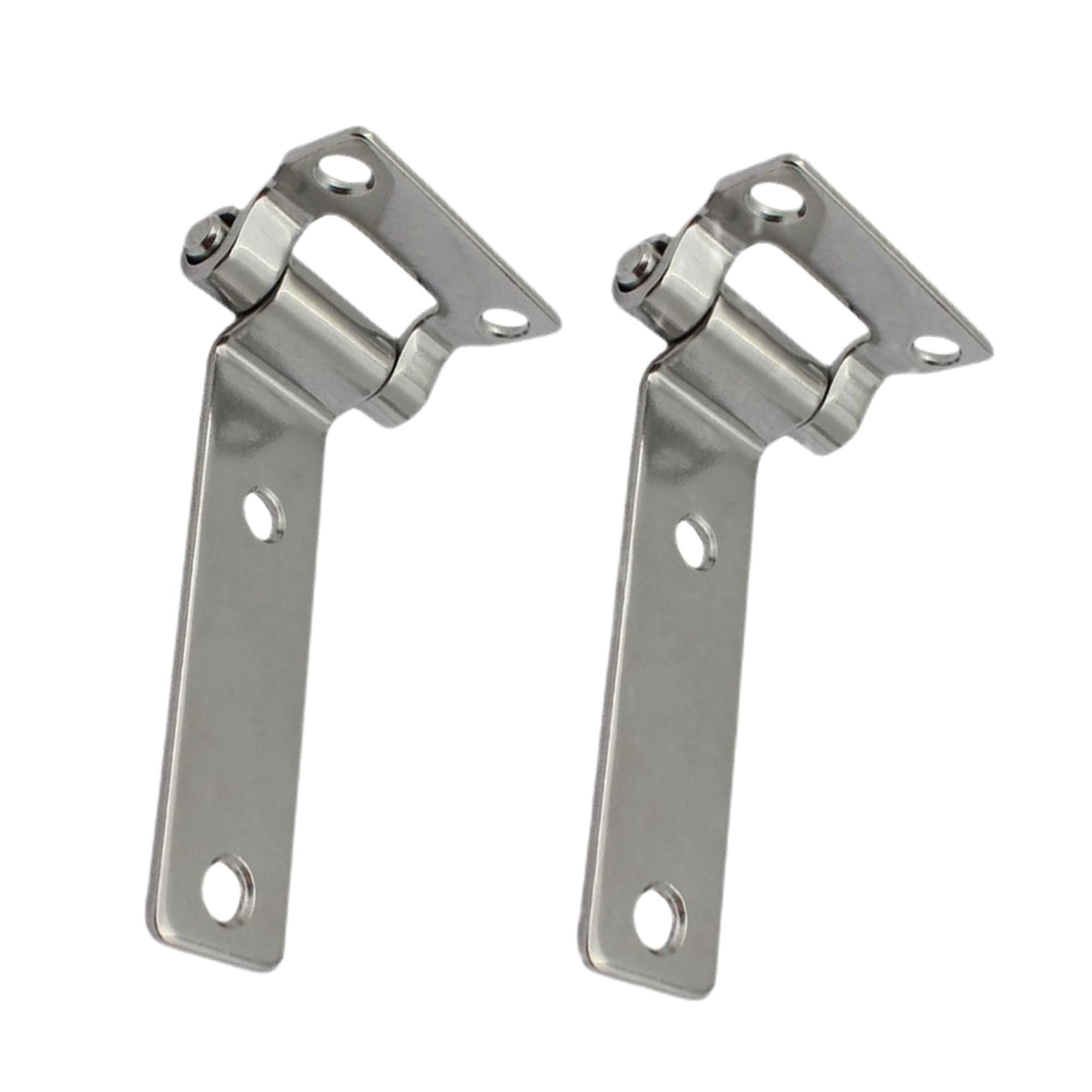 Pair of Stainless Steel 304 T-Shape Door Hatch Hinge L 5.3 in（135mm） for Container Vans Caravans Polish Marine Boat Hardware Counter Back Flap Hinges - Image 1