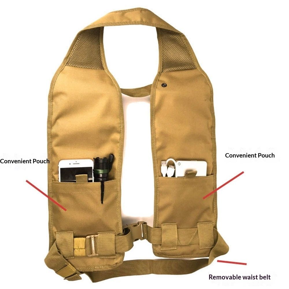 Beer Bandolier Holder 12-Pack Drink Vest Beer Can Soda Belt Holster Beverage Holder Insulate BBQ Party Gag - Image 3
