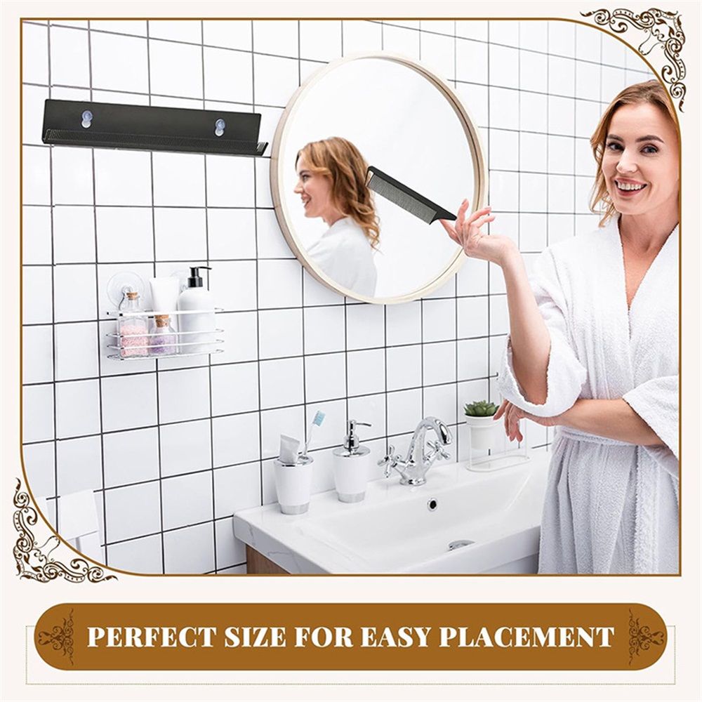 Hair Extension Holder for Styling Hair Stands Stainless Steel Hair Extension Display Hair Hanger Tool for Washing, Coloring and Blow-Drying of Weft, Clip-In, Tape-In Extensions (Black) - Image 5