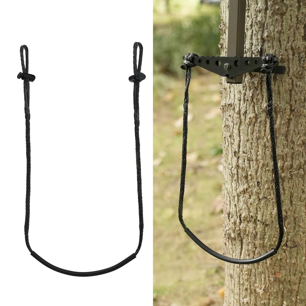 Climbing Stick Aider for Hunting, Daisy Chain Single Step Aider, Hand-Braided Lightweight Rope Ladder Tree Stand Step 3pcs - Image 5