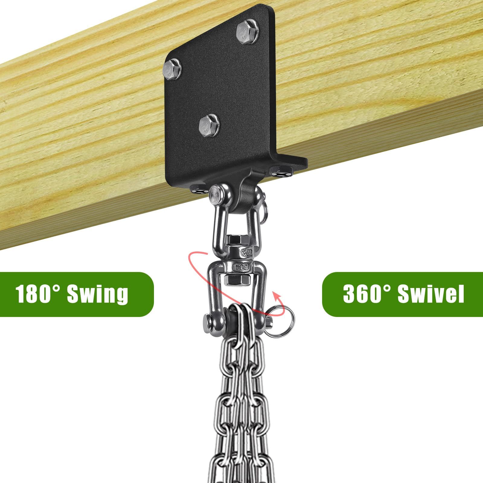 Punching Bag Hanger for Heavy Bag Beam Mount Hardware 360° Rotation Boxing Bag Ceiling Mount I-Beam Heavy Bag Hanger Beam Mount Hooks for Hanging Heavy Punching Bags - Image 3