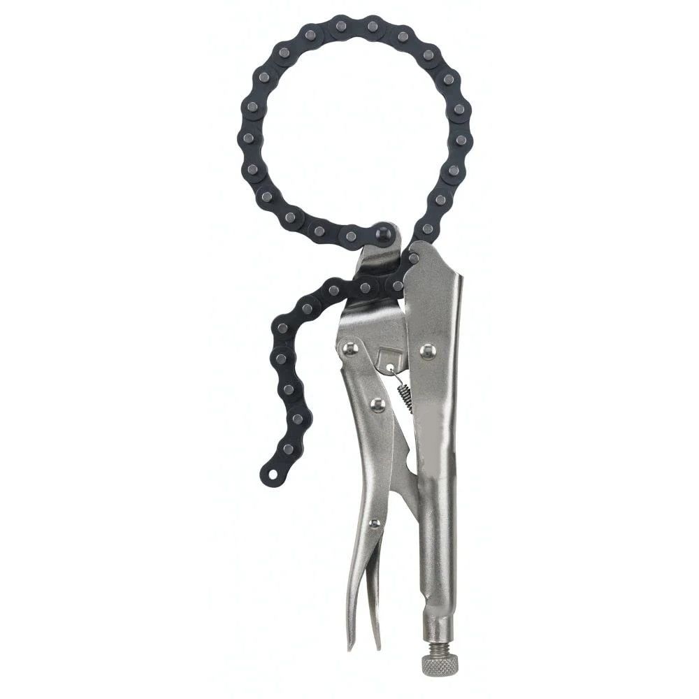 Locking Chain Clamp, Locking Chain Pliers with 80cm Chain, Quick Release，Heavy Duty Chain Vise Grip, Locking Chian Pliers Chain Vise Wrench for Any Shaped Objects - Image 1