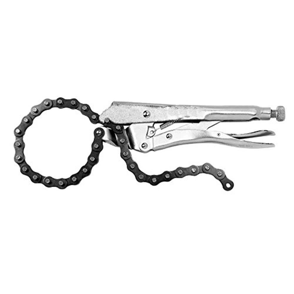 Locking Chain Clamp, Locking Chain Pliers with 80cm Chain, Quick Release，Heavy Duty Chain Vise Grip, Locking Chian Pliers Chain Vise Wrench for Any Shaped Objects - Image 2