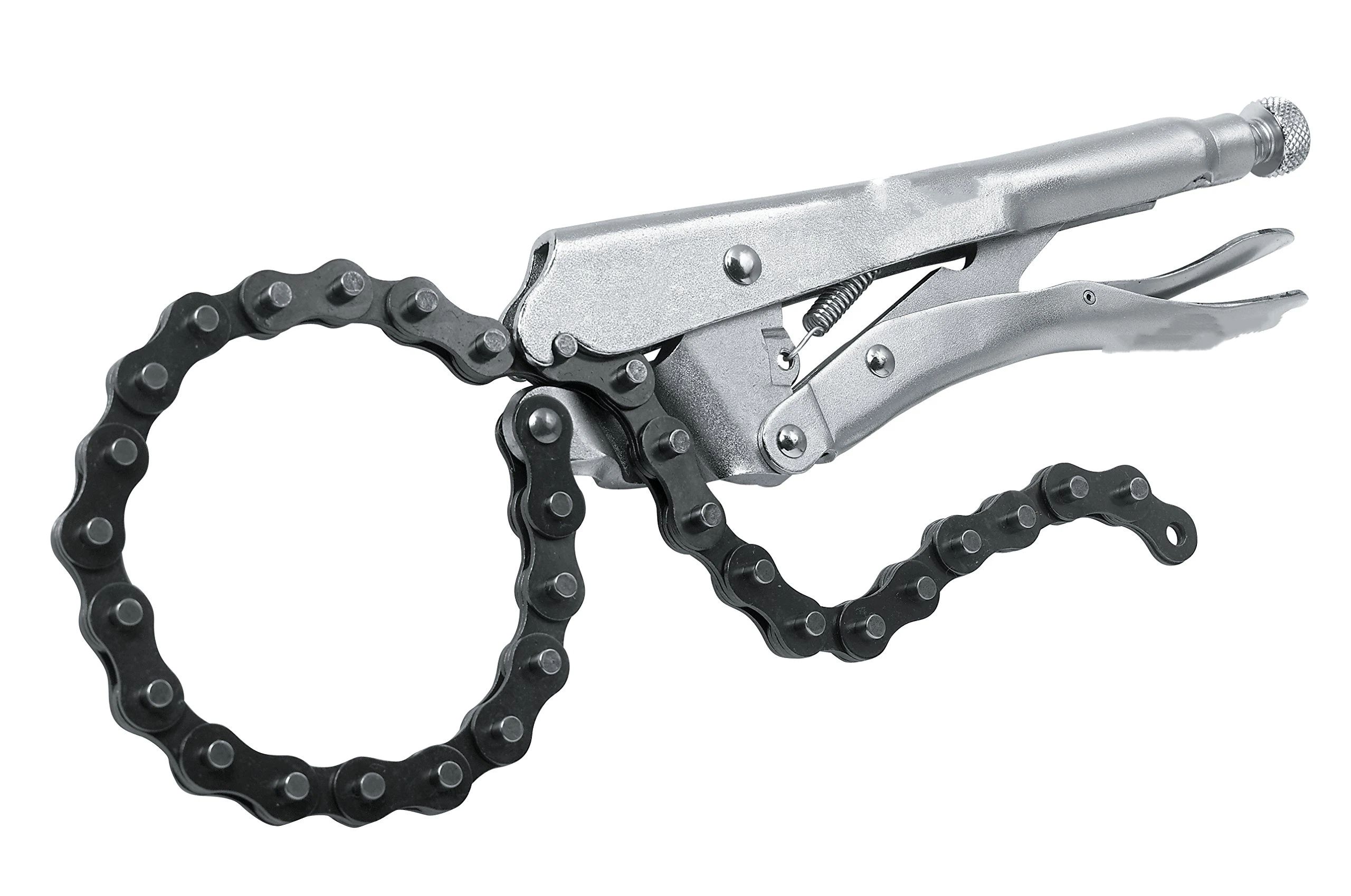Locking Chain Clamp, Locking Chain Pliers with 80cm Chain, Quick Release，Heavy Duty Chain Vise Grip, Locking Chian Pliers Chain Vise Wrench for Any Shaped Objects - Image 4