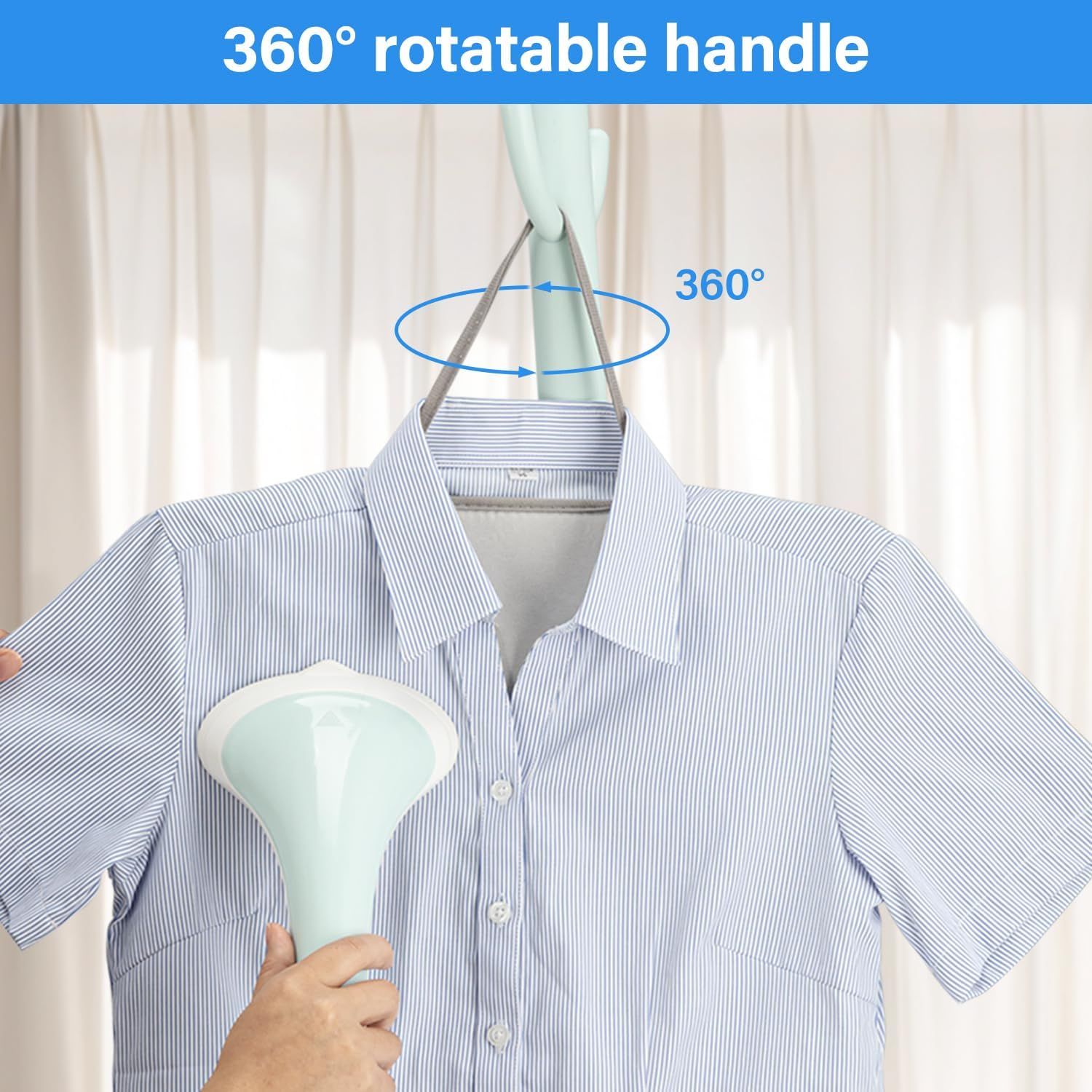 Four fold hanging ironing machine, ironing pad, household steam electric iron, ironing board, household dormitory ironing board, hanging style learning - Image 3