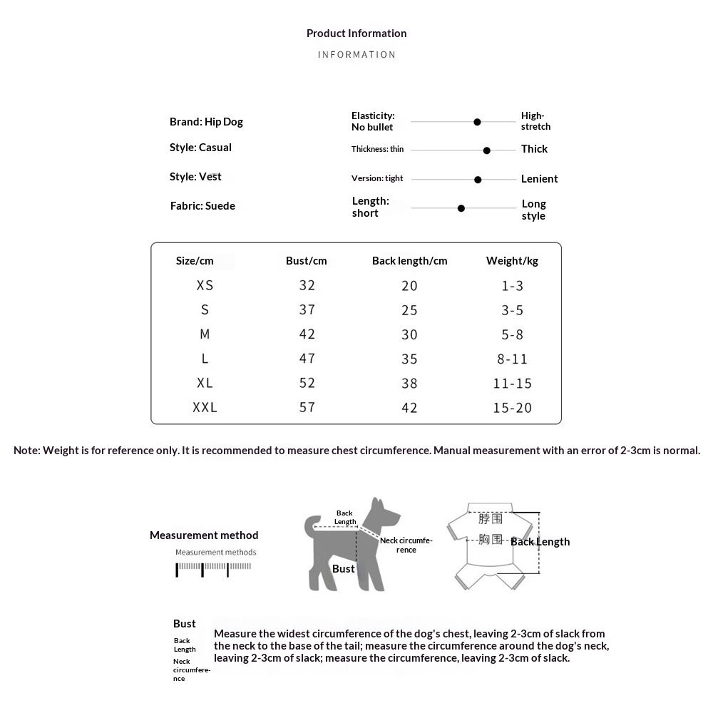 Warm and windproof suede dog clothing, suitable for small and medium-sized dogs, pet motorcycle clothing, Brown,S Excluding rope - Image 5