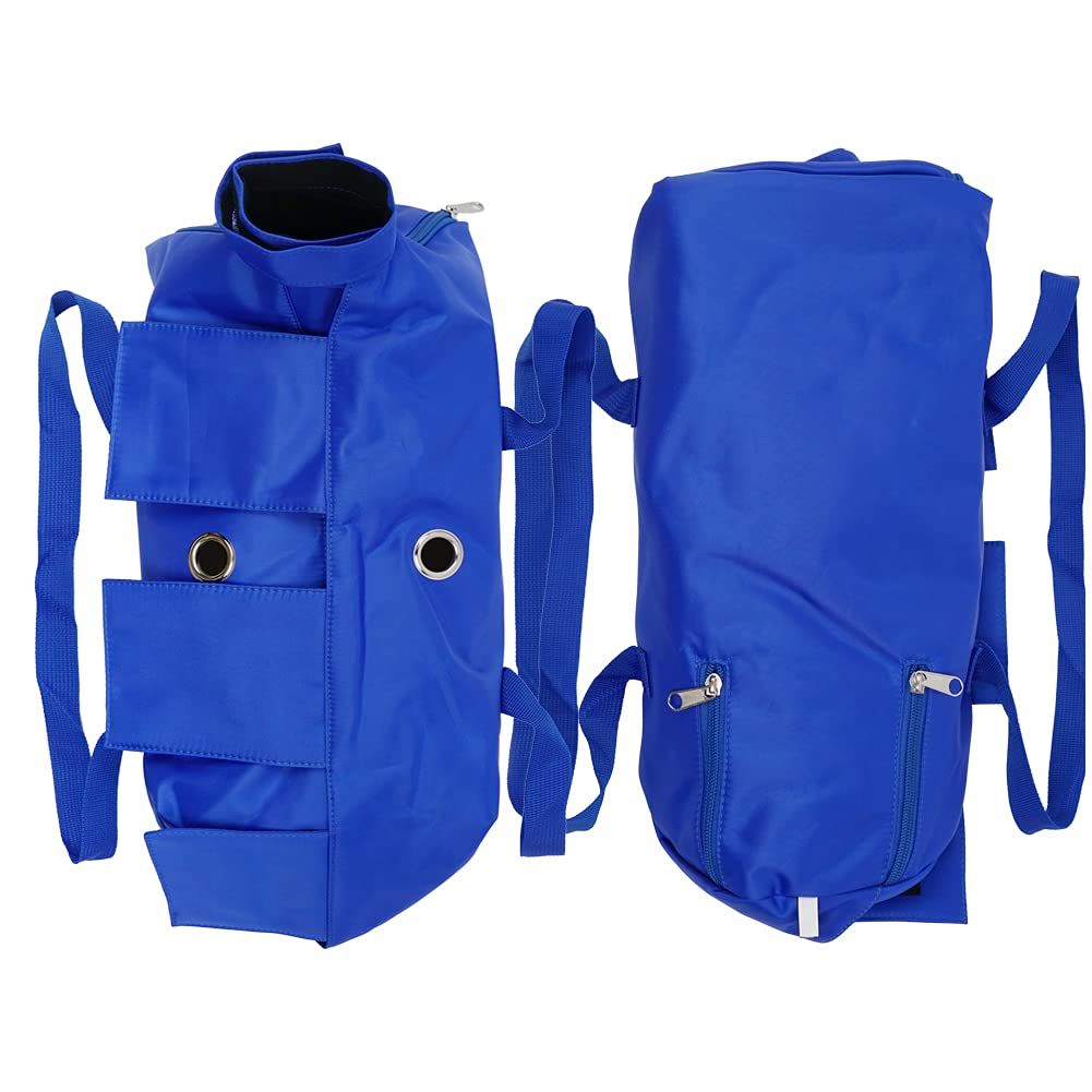 Pet Cat’s Restraint Bag for Claw Care Nail Trimming Anti-Scratching Grooming Bag for Cats Medical Examination(Blue-S) - Image 3