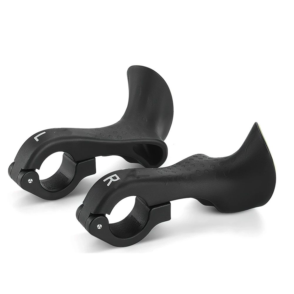 Bike Handlebar Ends Ergonomic No-Slip  Mountain Bike Road Cross-Country Bicycle Handlebar Extender Bar Ends Suitable for 21.8-22.2mm Handlebar - Image 1