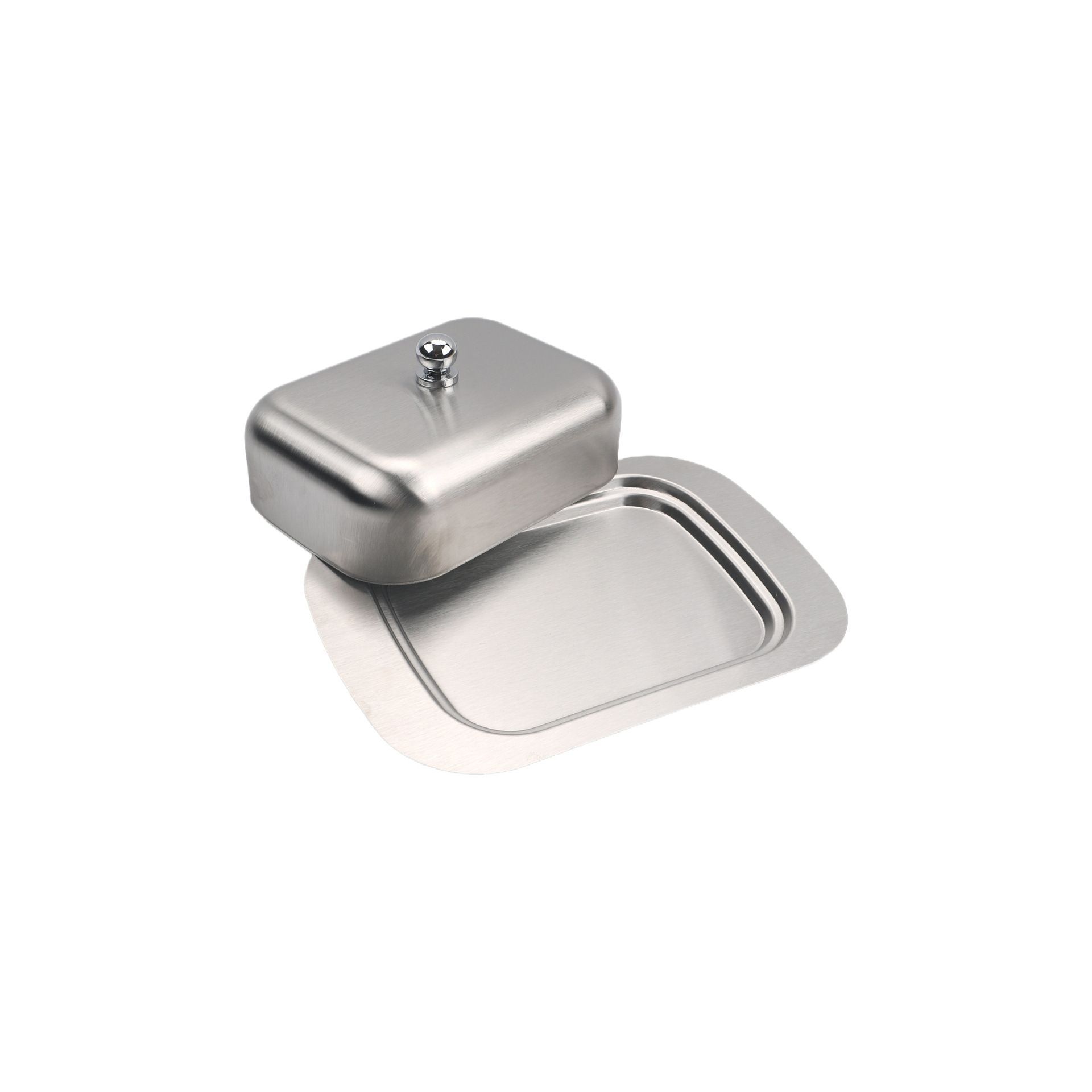 Butter Dish with Lid and Butter Spreader,Butter Dish Size Perfect for Butter Stick,Multi-Purpose Serving Food Dish Tray Kitchen Gadgets - Image 1
