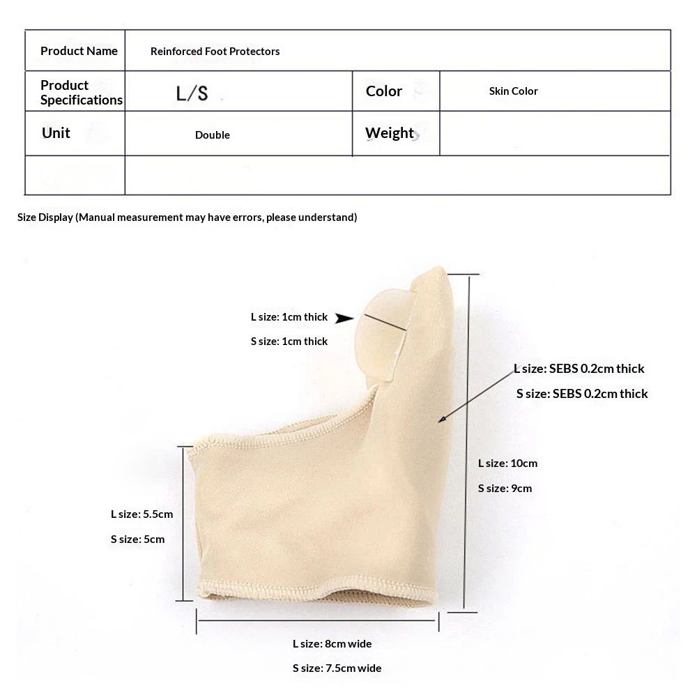 2 pair Relief Sleeve Pads & Corrector for Men & Women | Cushioned Support for Toe Alignment & Pain Relief | 2 Pair (35-40（S)） - Image 4