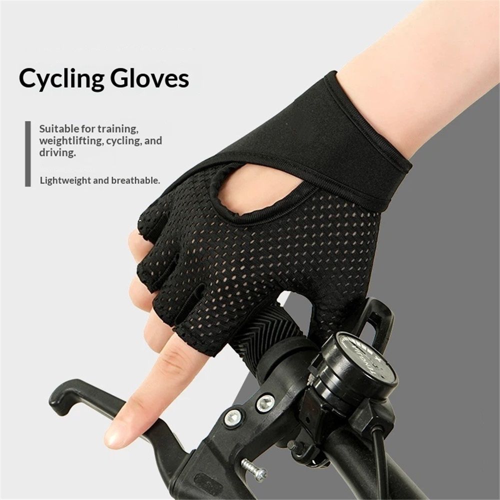 Workout Gloves for Women Men - Weight Lifting Gloves with Full Palm Protection & Extra Grip for Women Gym, Weightlifting, Weight Lift, Rowing, Exercise, Sport, Cycling（M） - Image 3