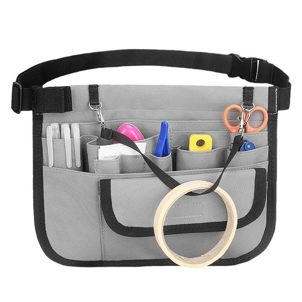 Nurse Organizer Belt Pocket Waist Bag Pouch Case for Medical Scissors Care Kit Tool,for Nurses, Utility Pack for Work, Teacher Tool Belt（Only storage bag） - Image 2