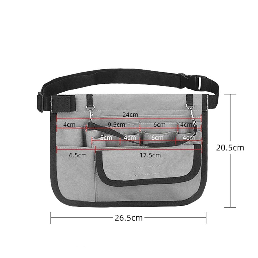 Nurse Organizer Belt Pocket Waist Bag Pouch Case for Medical Scissors Care Kit Tool,for Nurses, Utility Pack for Work, Teacher Tool Belt（Only storage bag） - Image 5