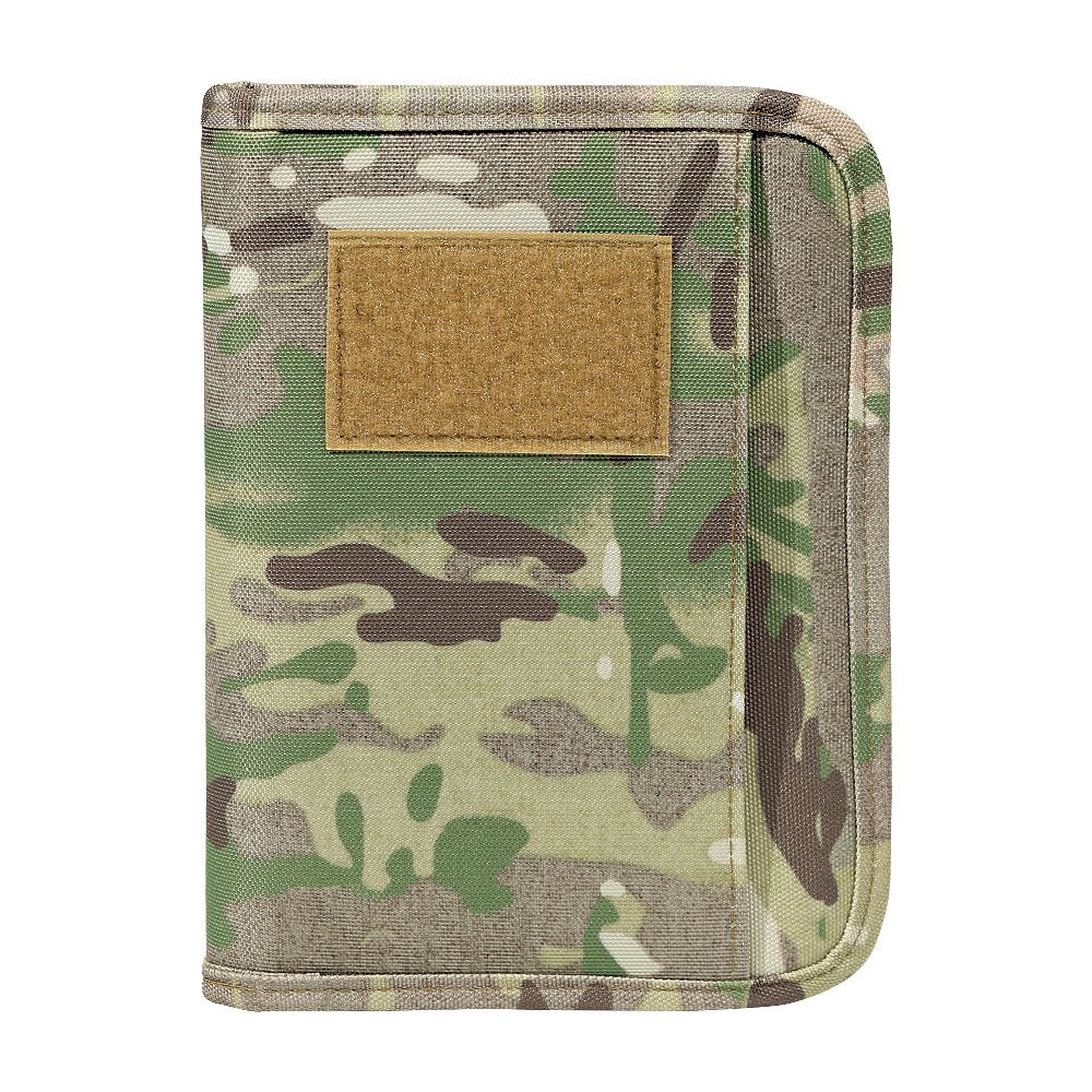 Padfolio Ring Binder of Loose-Leaf Paper, Weatherproof Notebook Cover, Notebook with Zippered for Folders, Cards Refillable Notepad(20.3*14*2.8cm, Only one laptop sleeves) - Image 1