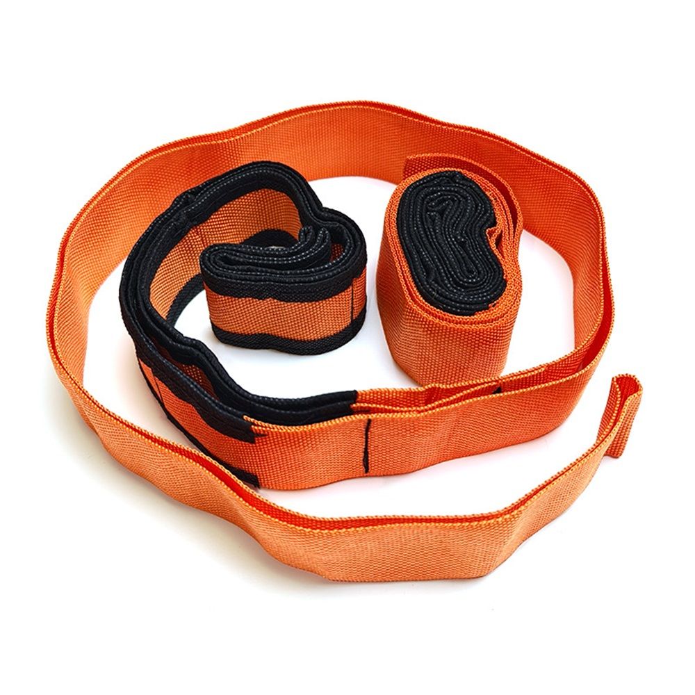 Moving Straps 2-Person Lifting and Moving System Adjustable Shoulder Lifting Carrying and Moving Straps Easily Move Lift Carry Secure Furniture Heavy Objects Orange - Image 4