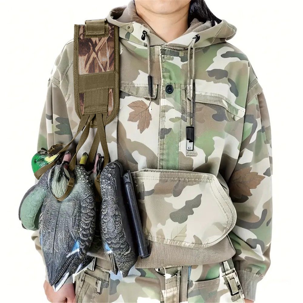 Waterfowl Non-Slip Leg Band Bird Hunting Game Strap with Leg Loop Style - Includes Heavy Duty Spring Clip and 8 Metal Cinch Rings - Image 5