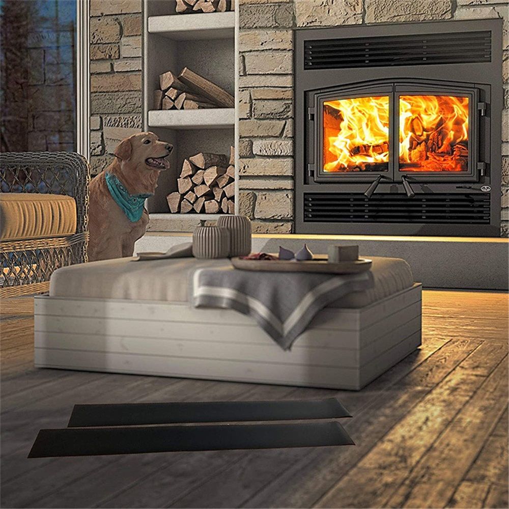 Magnetic Fireplace Draft Stopper - 2pcs Fireplace Vent Covers, Screen Insulation Blocker for Winter Indoor Prevent Cold Air and Heat Loss, 36 x 4in - Image 5