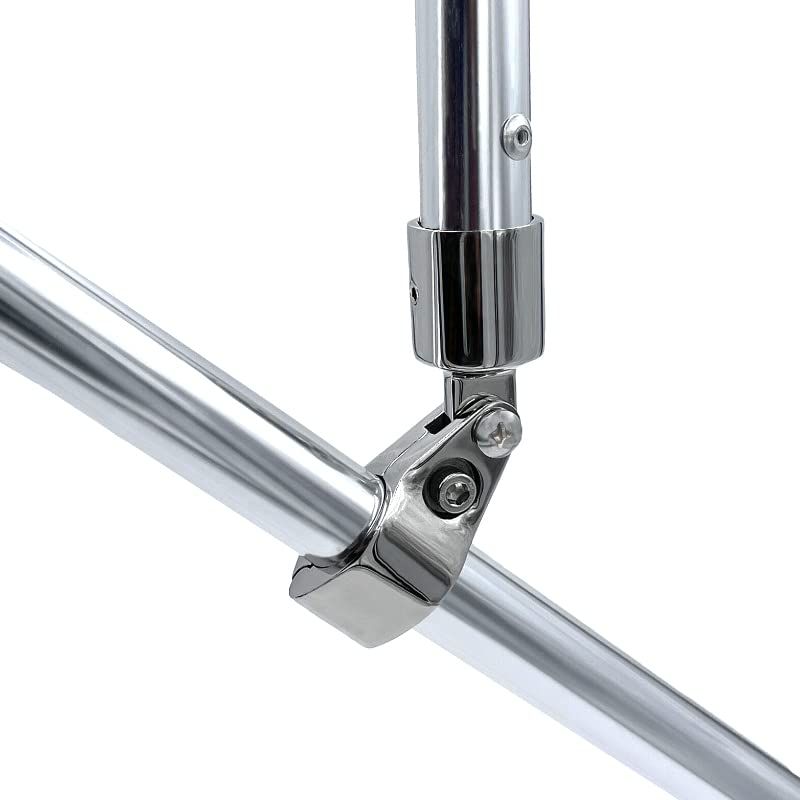 Top Fittings,Top Rail Mounts Jaw Slide,Eye End Caps External Stainless Steel 1 Pair Boat  Top Hinged Jaw Slide Rail Mount 316 Stainless Steel Marine Hardware - Image 4