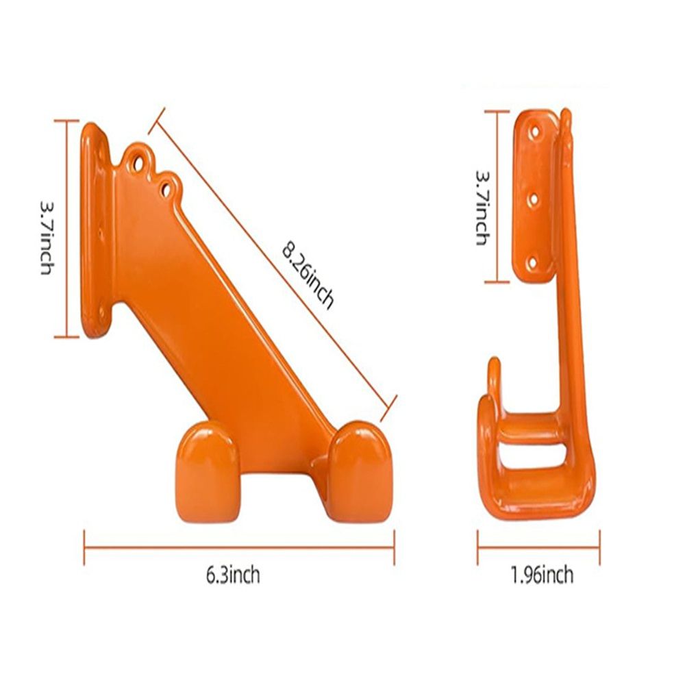 Chainsaw Hanger, 2 Pack Chainsaw Wall Mount, Heavy Duty Chainsaw Holder, Garage Organization Garage Storage Shed Organizer Mounted Chainsaw Rack - Image 3