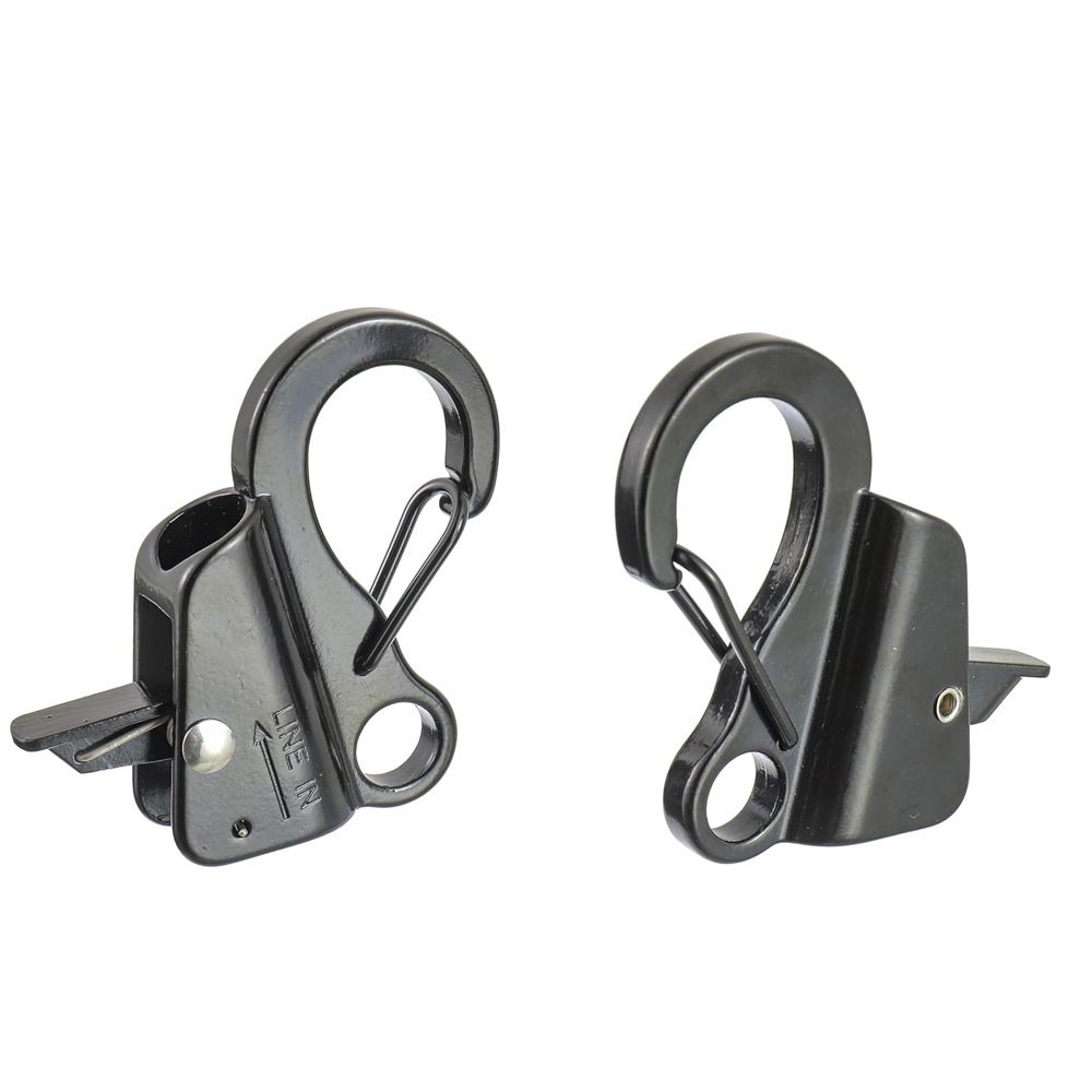 4pcs Stainless Steel Boat Fender Clips Quick Release Clips Boat Bumper Buoy Holders for Rail, Clamp on 5/8