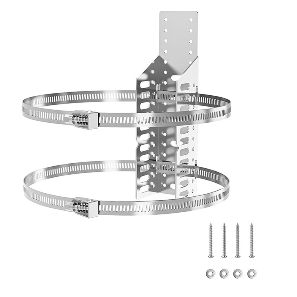 Universal Expansion Tank Water Heater Wall Mounting Bracket, Stainless Steel Diameter Pole Holder Brackets, Water Heater Earthquake Straps for Nitrogen Tank,Propane Tank - Image 5