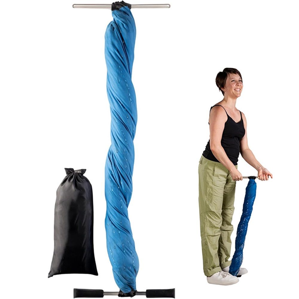 Ultra-Light Clothes Wringer – Upgraded Version with Wider Towel – Manual Hand Crank Laundry Dryer for Travel, Camping & Off-Grid Use – Compact & Eco-Friendly - Image 2