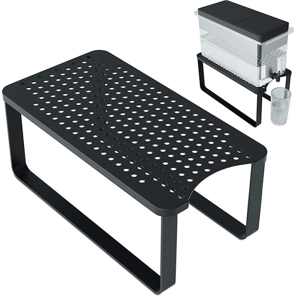 Water Filter Dispenser Stand with Drip Tray - 7.9''W x 14.9''D x 6.8''H, Metal Stand Designed For Filter, Compatible with Zero Water, PUR, Waterdrop etc. - Image 2