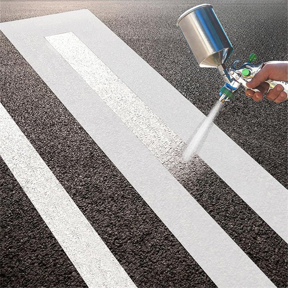 Parking Lot Line Stencil – – Lays Flat, Reusable – | Silicone Foldable Reusable Wire Template Parking Lot Line Stencil for Asphalt Concrete Painting Parking Lot & Pavement Lines - Image 4
