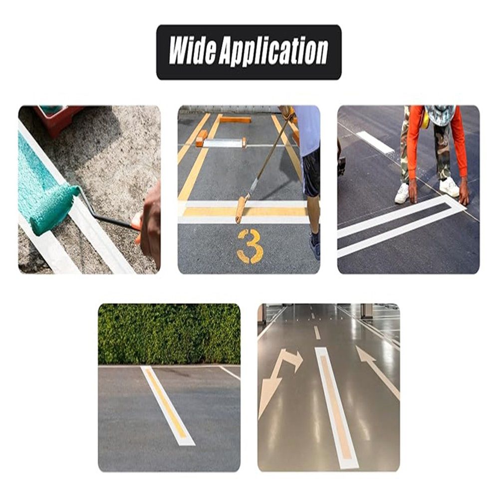 Parking Lot Line Stencil – – Lays Flat, Reusable – | Silicone Foldable Reusable Wire Template Parking Lot Line Stencil for Asphalt Concrete Painting Parking Lot & Pavement Lines - Image 5