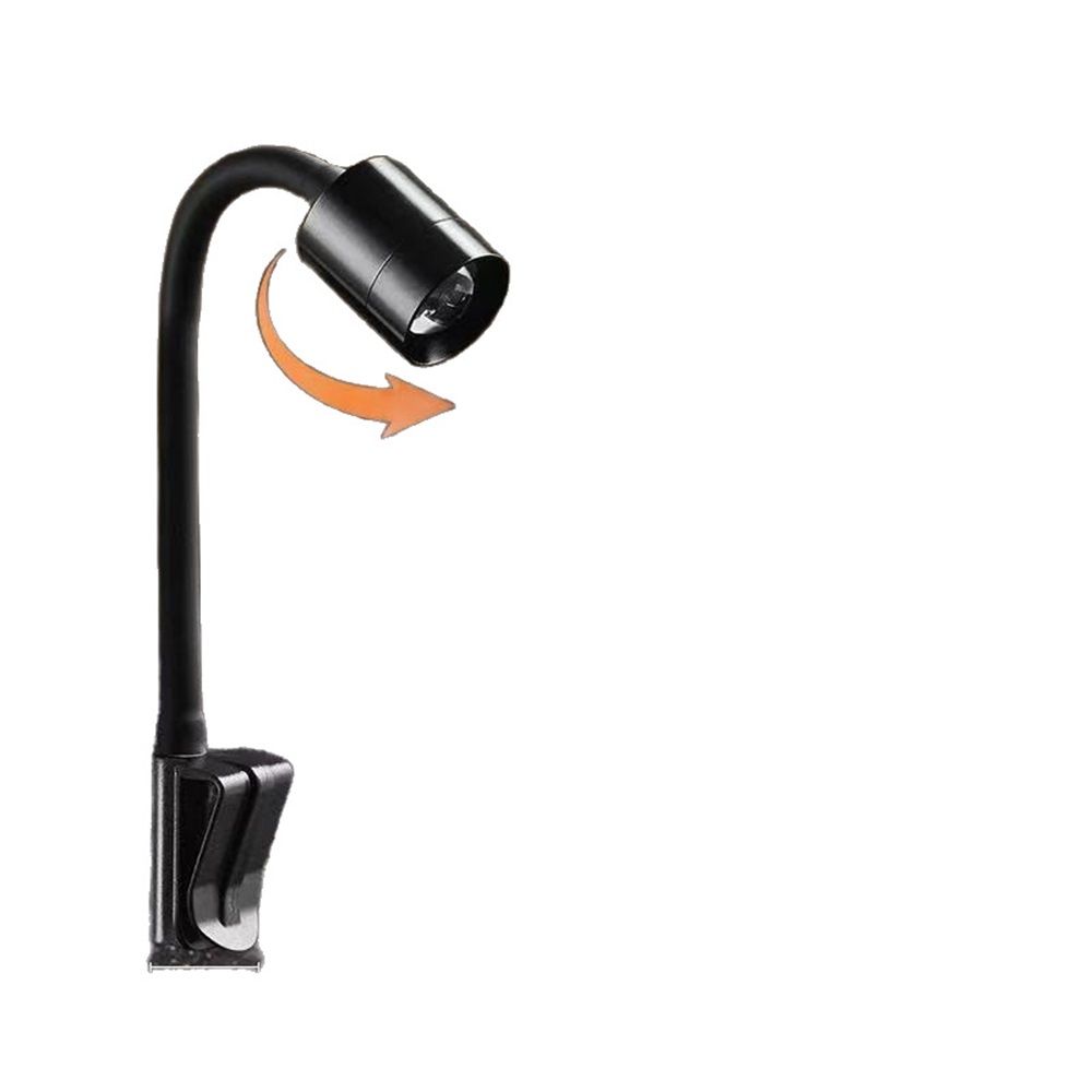 LED Aquarium Light - Freshwater Fish Tank Spotlight Vivarium Terrarium Light Fish tank light, turtle light zoom 3W Warm Light - Image 1