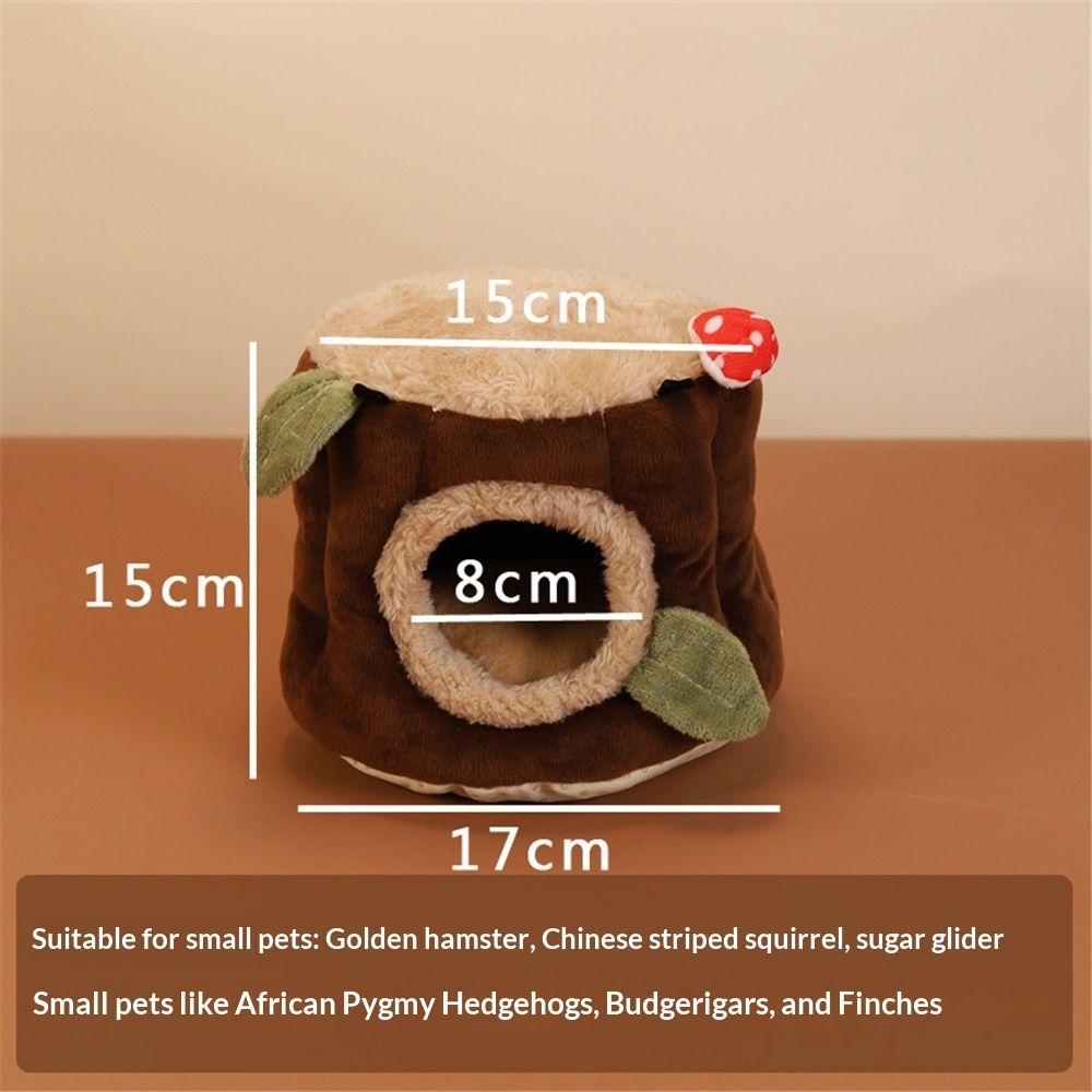 Guinea Pig Hamster Bedding or Hideout for Mouse Mice Rat Ferret Bunny Fluff Bedding Bed House Cage Accessories, （S） - Image 5