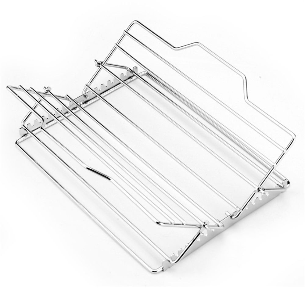 Adjustable Roasting Rack for 27.6 * 26.2 * 1.8cm, Stainless Steel Turkey Rack Insert - Fits Oven, Smoker & Grill, Dishwasher Safe Non-Stick - Image 2