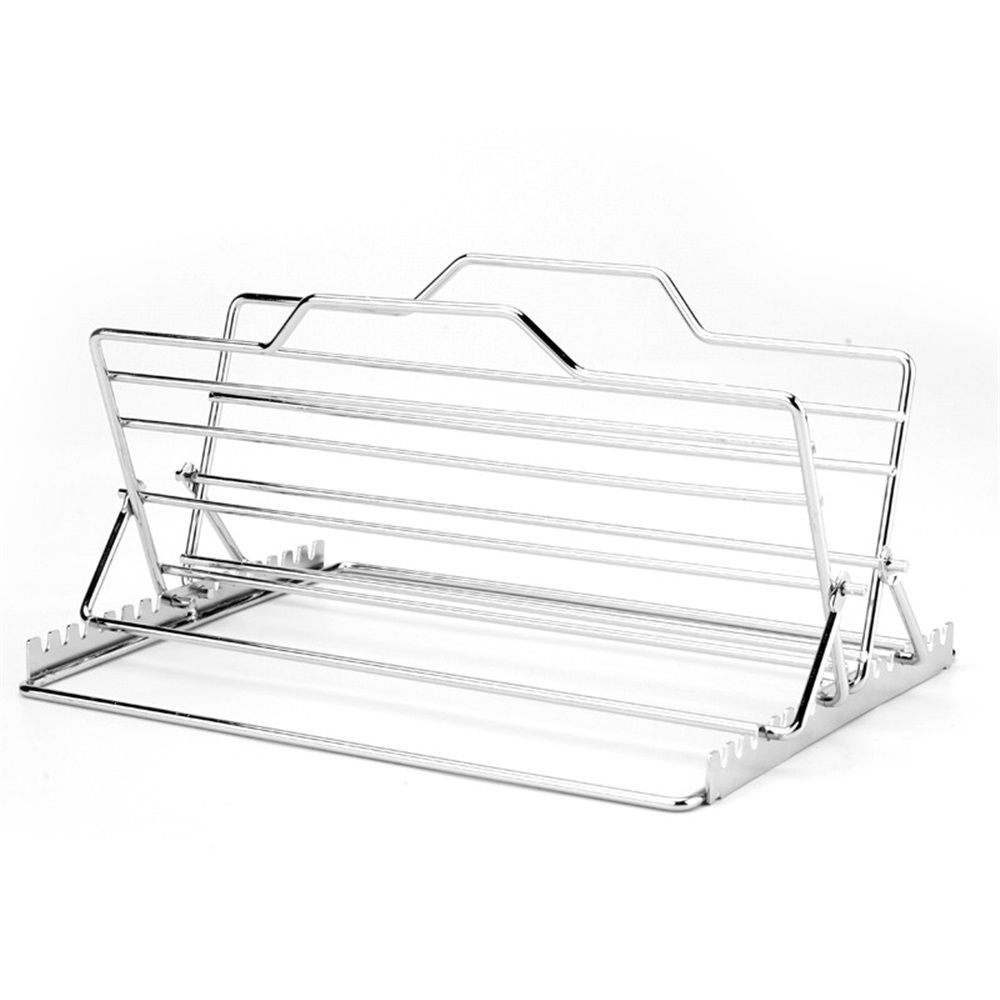 Adjustable Roasting Rack for 27.6 * 26.2 * 1.8cm, Stainless Steel Turkey Rack Insert - Fits Oven, Smoker & Grill, Dishwasher Safe Non-Stick - Image 4