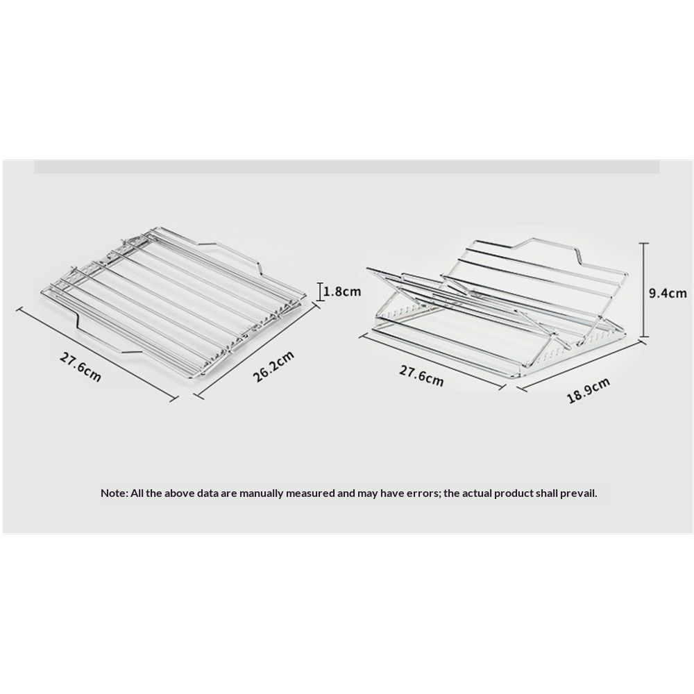 Adjustable Roasting Rack for 27.6 * 26.2 * 1.8cm, Stainless Steel Turkey Rack Insert - Fits Oven, Smoker & Grill, Dishwasher Safe Non-Stick - Image 5
