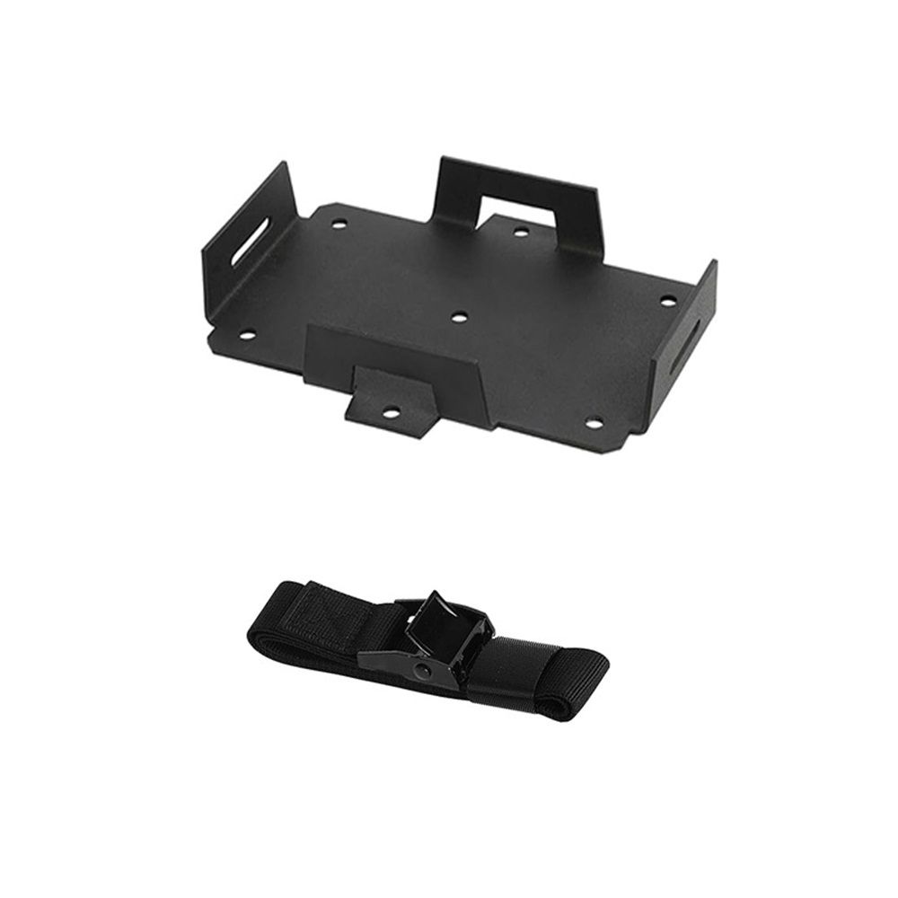 Small Battery Tray Fit 12V-6V /  7AH 8AH 9AH 12AH 15AH Batteries and More, Adjustable Hold-Down Strap Battery Mount Compatible with Boats, Kayaks, Motorcycles, ATVs, Generators, Jetskis - Image 1