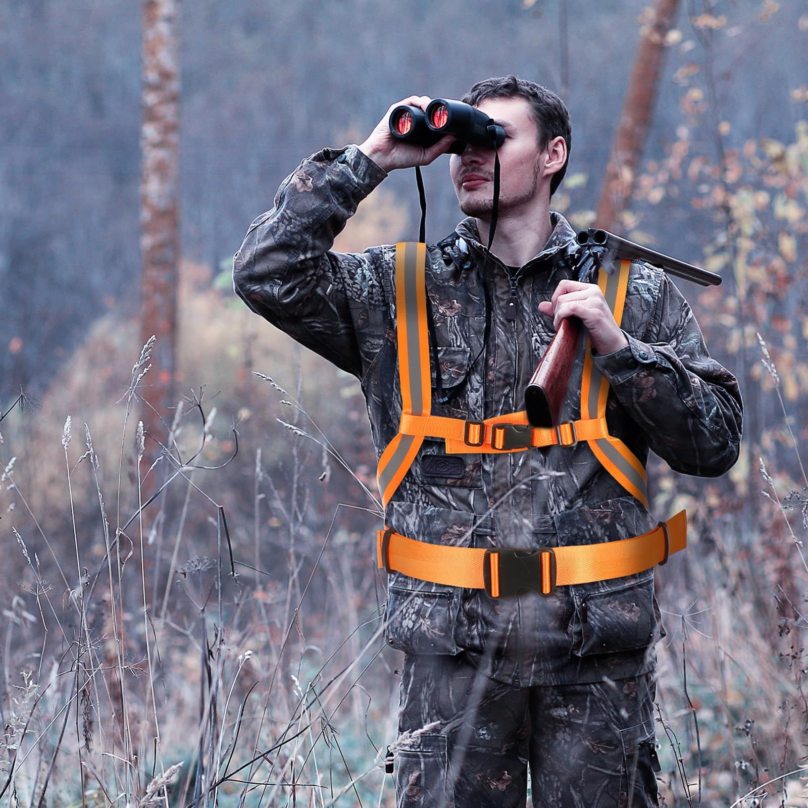 Deer Drag Strap and Dual Harness with Reflective Strips Heavy Duty Deer Dragging Rope Hunting for Hunters - Image 5