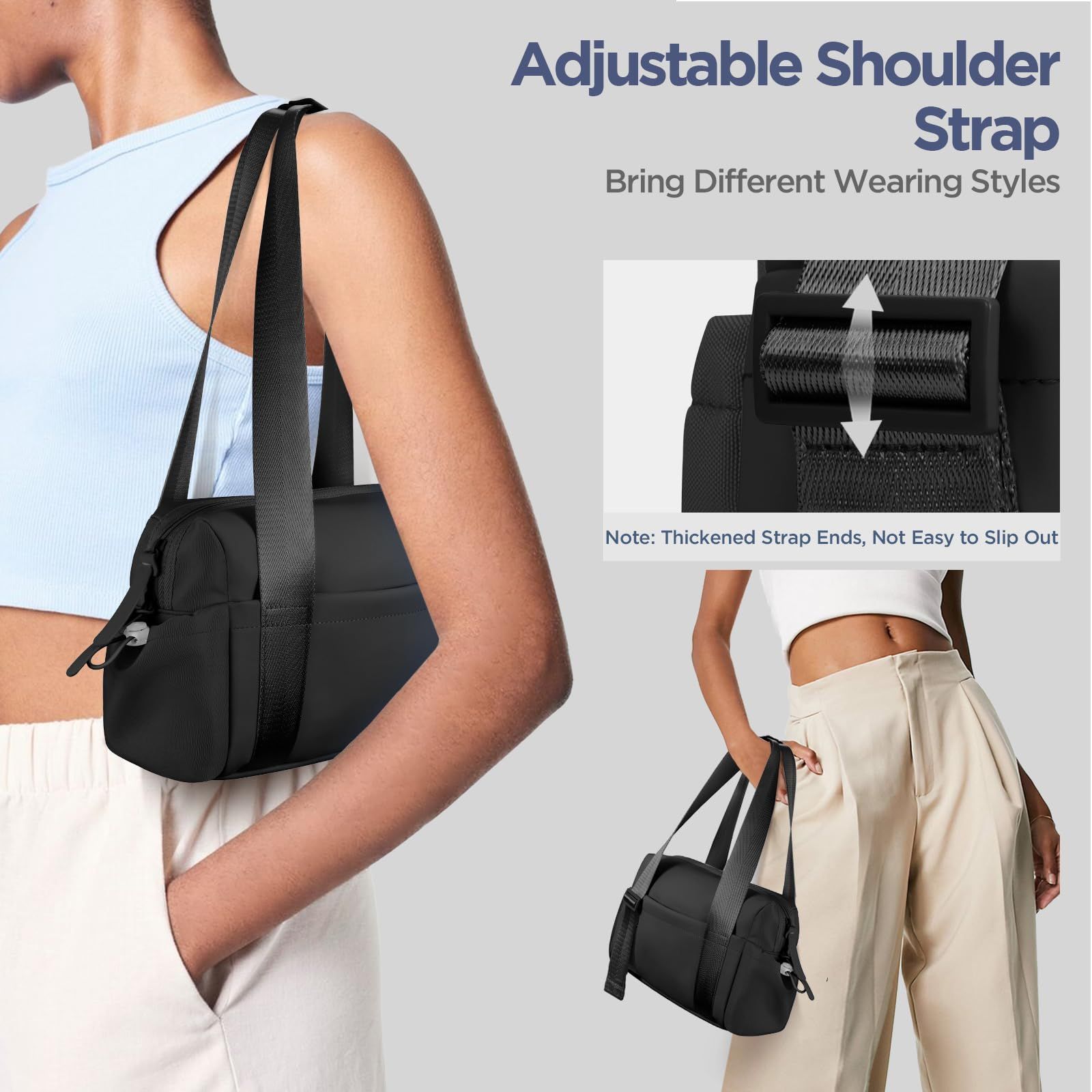Mini Gym Bag for Women Girls Small Gym Tote Bag with Wet Compartment Waterproof Travel Duffle Bag Cute Workout Sport Bag - Image 2