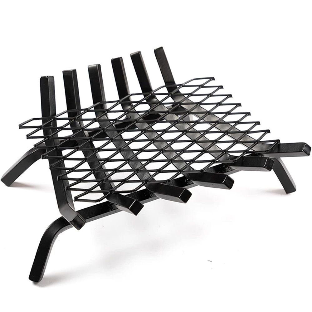 Fireplace Grate Ember Retainer,12x7inches Steel Fireplace Ember Retainer Mesh,Metal Ember Retainer for Use on Fireplace Grates (Small) - Image 4